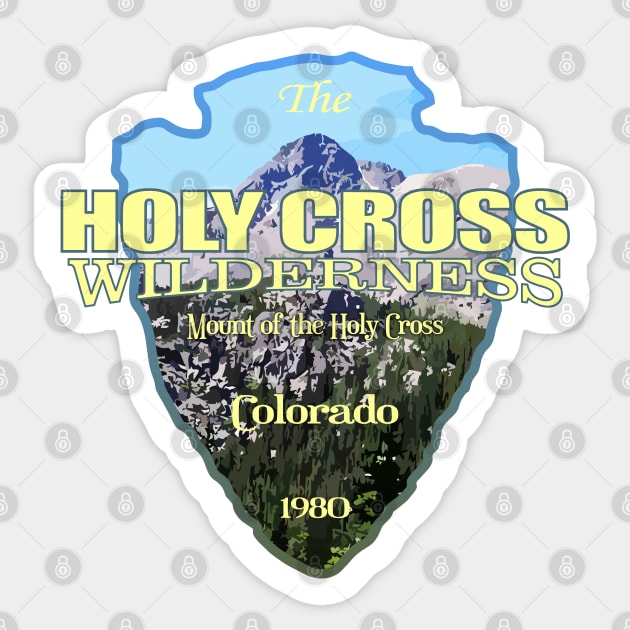 Holy Cross Wilderness (arrowhead) Sticker by grayrider